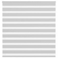 Gossi jaluzea tip zebra gri deschis latime tesatura 140,9cm poliester