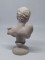 Statueta din ipsos, bust roman. - 3