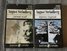 August Strindberg - Jurnal ocult + Inferno. Legende (autograf Gabriela Melinescu foto