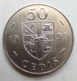 Moneda 50 Cedis1999 XF++ Ghana