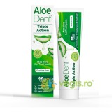 Pasta de Dinti fara Fluor cu Aloe Vera Triple Action Aloe Dent 100ml
