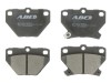 Set placute frana,frana disc TOYOTA COROLLA (CDE12, ZZE12, NDE12, ZDE12) (2001 - 2007) ABE C22020ABE