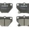 Set placute frana,frana disc TOYOTA COROLLA (CDE12, ZZE12, NDE12, ZDE12) (2001 - 2007) ABE C22020ABE