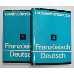 HANDWORTERBUCH - FRANZOSISCH - DEUTSCH von ARIBERT SCHLEGELMILCH , 2 VOLUME , 1985