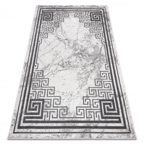 Covor NOBLE modern 1517 65 Cadru, grecesc, marmură - structural două niveluri cremă / gri, 240x330 cm