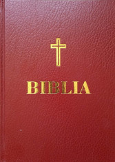 BIBLIA ORTODOXA FORMAT A4-TIPARITA CU BINECUVANTAREA PREAFERICITULUI PARINTE DANIEL PATRIARHUL BOR foto