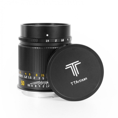 Obiectiv TTArtisan 50mm f/1.4 Negru pentru Leica L-Mount DESIGILAT foto