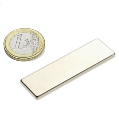 Magnet neodim bloc, 50x15x5 mm, putere 13,5 kg, N50 foto