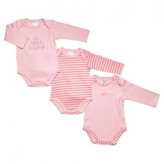 Set Body Little Princess 3 piese - 0-3 luni foto