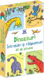 Dinozauri - &Icirc;ntrebări și răspunsuri - 50 de Jetoane - Board book - *** - Didactica Publishing House