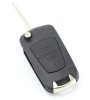 Carcasa cheie auto Techstar, compatibila Opel Astra, Corsa, Vectra, Meriva, tip briceag, cu 2 butoane, lama pe stanga, culoare neagra