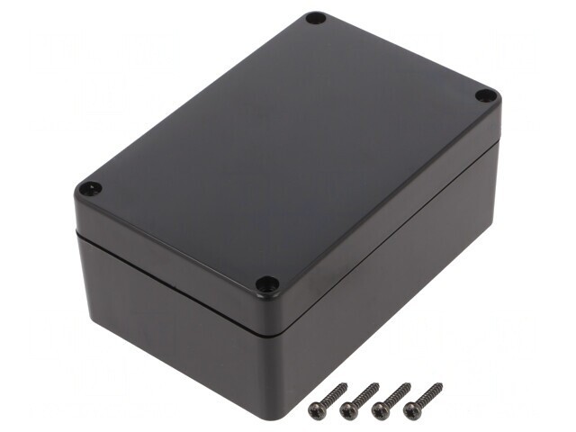 Carcasă Universală ABS Neagră IP65 70x105x45mm