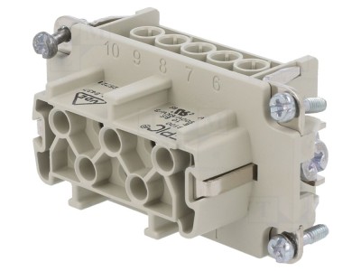Conector HDC mamă 10 pini 16A foto