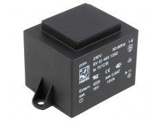 Transformator &icirc;ncapsulat 15VA 230V 18V 833mA PCB