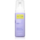 Yellow Professional Silver Purple Leave-In Mousse spumă de păr neutralizeaza tonurile de galben 160 ml