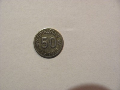 Jeton vechi 50 pfennig / de la un joc / Germania (RFG) / elefant / d = 13 mm RAR foto
