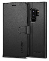 Husa Portofel Spigen Wallet S pentru Samsung Galaxy S9 Plus G965 black (Black) foto