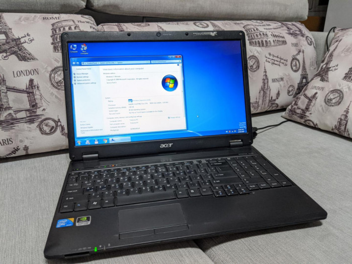 Laptop ACER 5635G : Intel Core2Duo 2.2ghz Display 15.6&quot; Tastatura Numerica