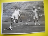 HOPCT 542 P - FOTOGRAFIE VECHE-D= 18/13 CM-ROLAND GARROS -CAMPIONATUL INT TENIS DE CAMP -SPORT-1947-FOTO AGENTIA NEW YORK TIMES PHOTOS 1947