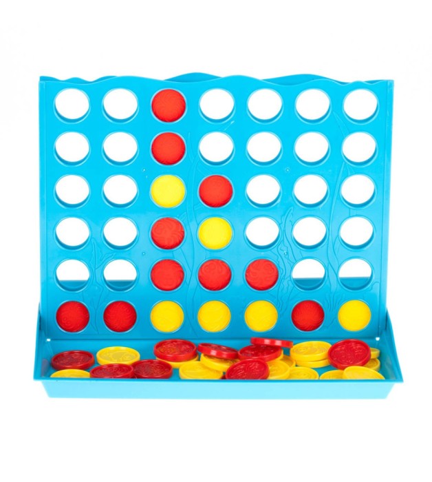 Tabla puzzle din plastic cu jetoane colorate