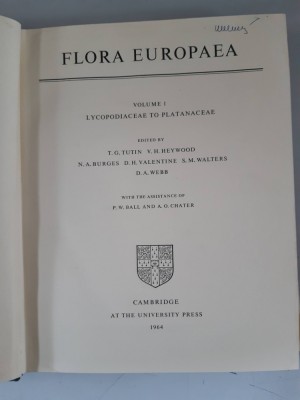 Flora Europaea. Volume 1: Lycopodiacae to Platanaceae foto