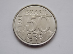 50 CRUZEIROS 1994 BRAZILIA-AUNC foto