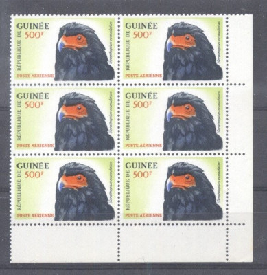 Guinea 1962 Birds x 6 500Fr Mi.163 MNH AG.014 foto