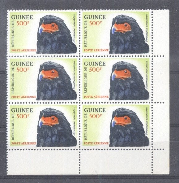Guinea 1962 Birds x 6 500Fr Mi.163 MNH AG.014