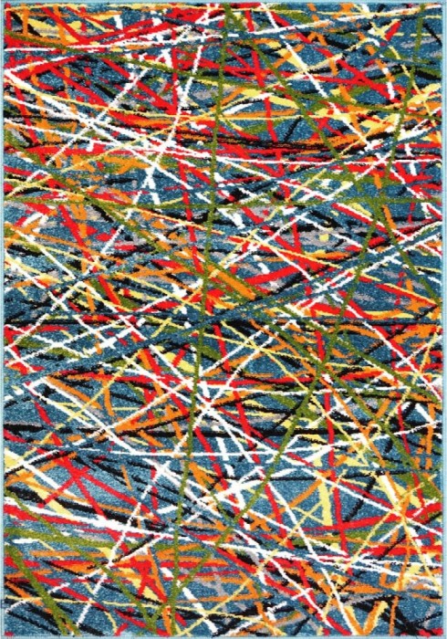 Covor Modern, Kolibri Art 11035 , Diferite Dimensiuni, Multicolor - 80x150 cm