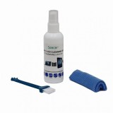 KIT curatare LCD 3-in-1, solutie curatare 100ml, pensula, servetel microfibre