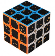 Cub Rubik 3x3x3 Splash Gold MoYu, 70CUB foto