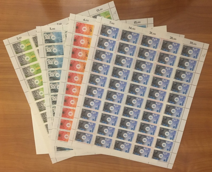Germany 1973 50 x Environment protection in sheets Mi.774-777 MNH CA.042