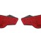 Set stopuri, lampa spate SUBARU BRZ, 06.2012-12.2020; TOYOTA GT-86, 06.2012-06.2021, partea stanga, dynamic indicator; LED; rosu, transparent; TUNING