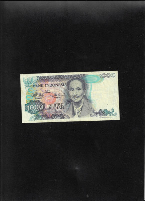 Rar! Indonezia Indonesia 1000 rupiah rupii 1980 seria171633 foto
