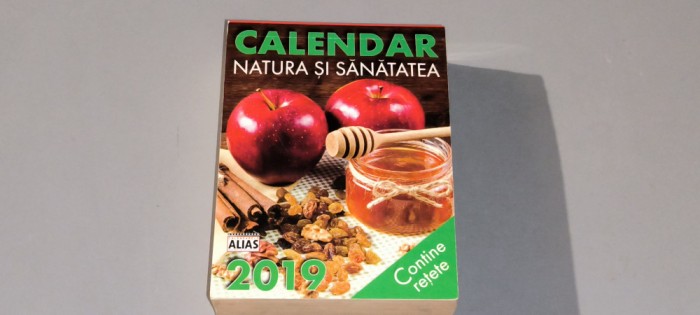 CALENDAR 2019 NATURA SI SANATATE contine retete impecabil
