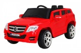 Masinuta Mercedes electrica, sport, 2x35W, 3 viteze, roti plastic 21 cm, lumini, melodii MP3, AUX, SD, USB, rosie