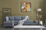 Cumpara ieftin Coltar extensibil Fly Albastru 210x70x280 cm