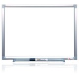 Tabla magnetica alba 120 x 180 cm, cu suprafata ceramica, premium, VISUAL