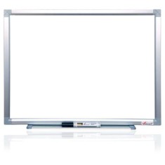Tabla magnetica alba 120 x 180 cm, cu suprafata ceramica, premium, VISUAL