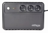 UPS GEMBIRD, Line Int. , brick, 800VA/480W, AVR, Schuko x 3, 1 x baterie 12V/8Ah, LED, back-up 1 - 10 min., montabil pe perete, &quot;EG-UPS-3SDT800-01&quot; (t
