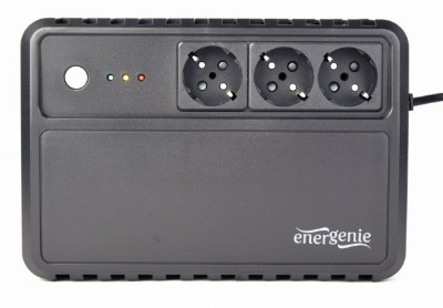 UPS GEMBIRD, Line Int. , brick, 800VA/480W, AVR, Schuko x 3, 1 x baterie 12V/8Ah, LED, back-up 1 - 10 min., montabil pe perete, &amp;quot;EG-UPS-3SDT800-01&amp;quot; (t foto