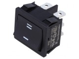 Comutator Basculant Negru ON-ON 6A 250V