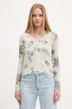 Desigual cardigan din amestec de l&acirc;nă ESTOCOLMO culoarea bej, light, 25WWJF14