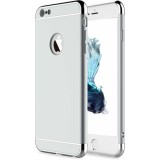 Husa iPhone 6/6S GloMax 3in1 PerfectFit Argintiu, Protectie Soc, Praf, Zgarieturi, Policarbonat