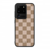Husa Samsung Galaxy S20 Ultra - Skino Chess, maro - bej