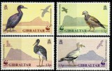 Gibraltar 1991 - Pasari, WWF, serie neuzata