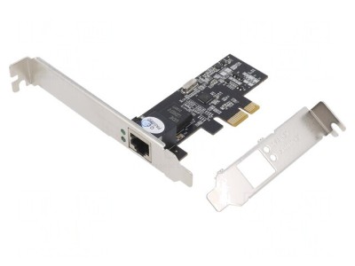 Card extensie PCIe RJ45 cu Wake-On-LAN foto