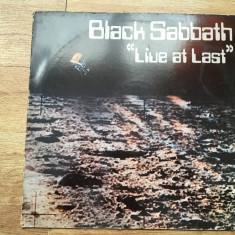 Black Sabbath – Live At Last... (1980,NEMS,UK) vinil vinyl