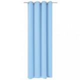 Draperie opaca, ocheti metalici, 270 x 245 cm, turcoaz