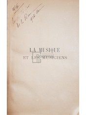 Albert Lavingnac - La musique et les musiciens (Editia: 1898) foto